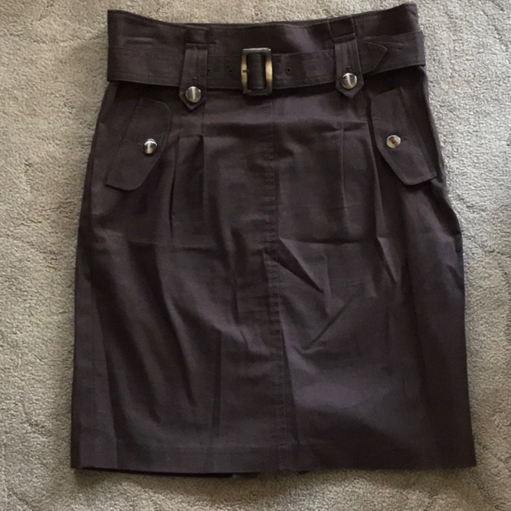 Ann Taylor Belted Skirt
